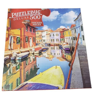 Puzzlebug Deluxe Cra-Z-Art Burano Venice Italy Puzzle 500 PCS 20x12